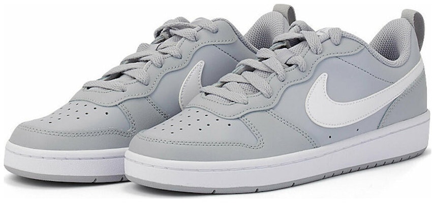 (JR) Nike Court Borough Low 2 'Kelabu Putih' BQ5448-008 Lookbook (JR) Nike Court Borough Low 2 'Kelabu Putih' BQ5448-008