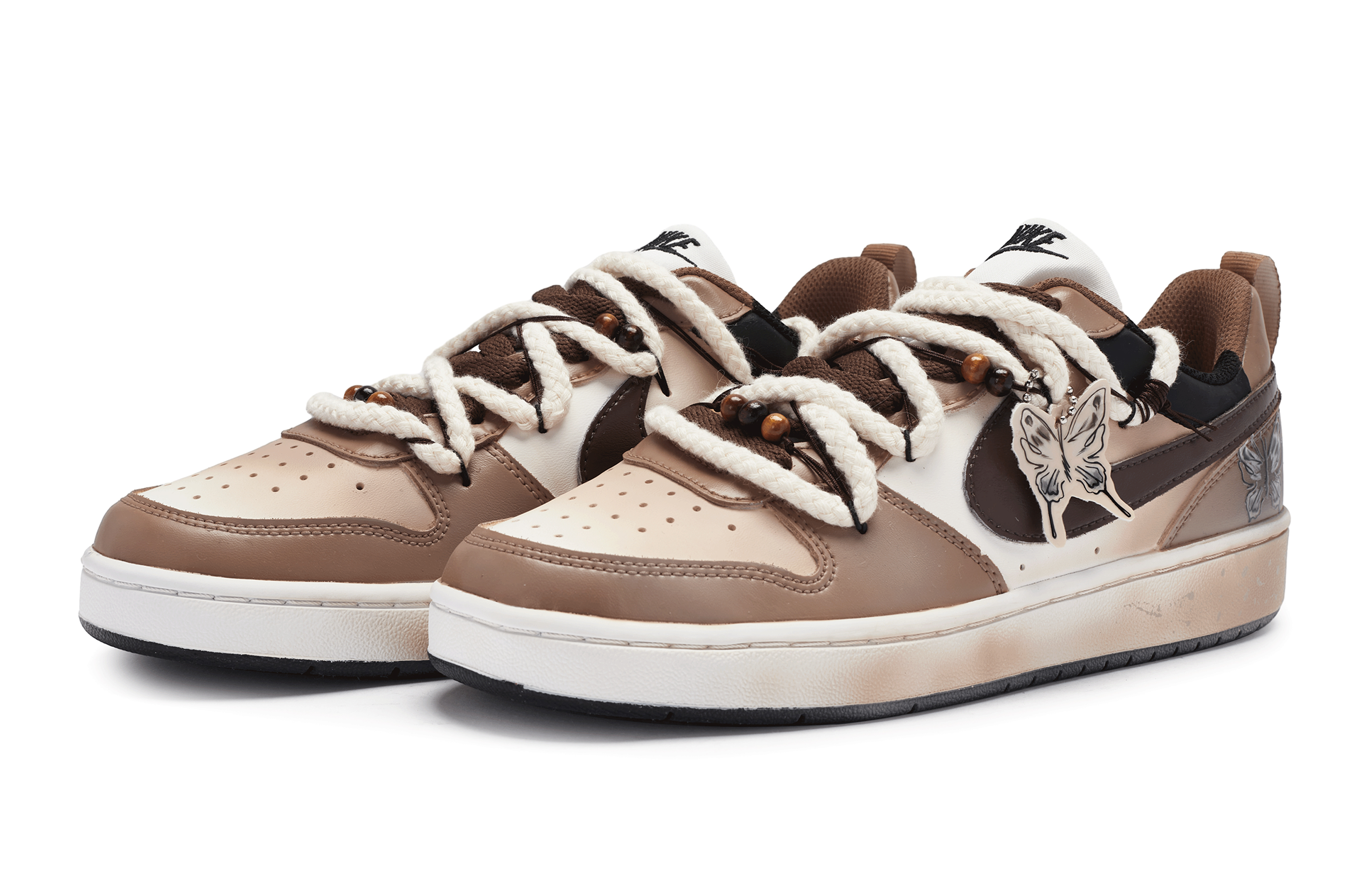 Lookbook Nike Court Borough Low 2 'Mariposa Merlot' DO7446-101-484893