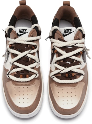 【定制球鞋】Nike Court Borough Low 2 811製造 深棕枯葉蝶 美拉德穿搭 防滑耐磨 低筒 板鞋 GS 米棕 Shop 【定制球鞋】Nike Court Borough Low 2 811製造 深棕枯葉蝶 美拉德穿搭 防滑耐磨 低筒 板鞋 GS 米棕