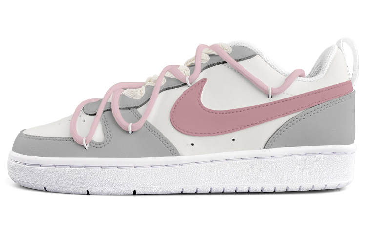 Buy Nike Court Borough Low 2 'Misty Grapefruit Litchi' Wanita Kasual Kasut BQ5448-100-474210