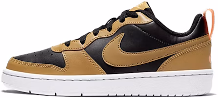 (Youth) Nike Court Borough Low 2 'Black Orange White' BQ5448-004