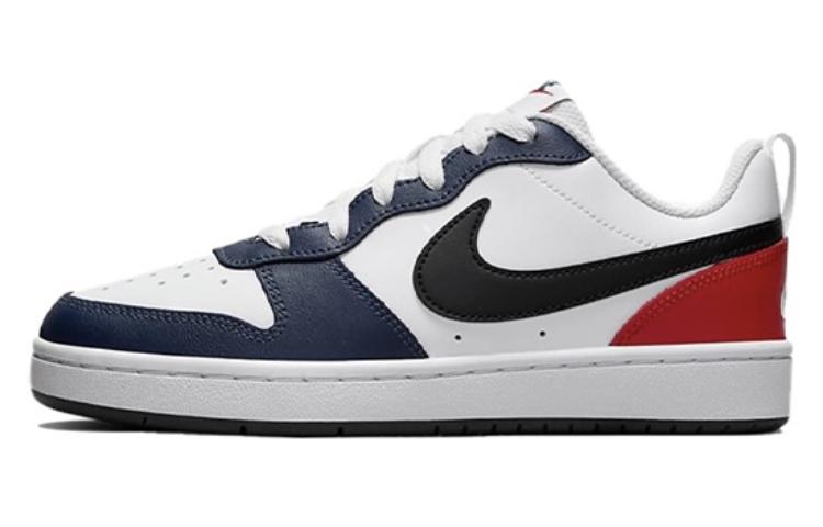 Nike Court Borough Low 2 'Newspaper Patch Pearl Jewel Distressed Grey White' 圖 8