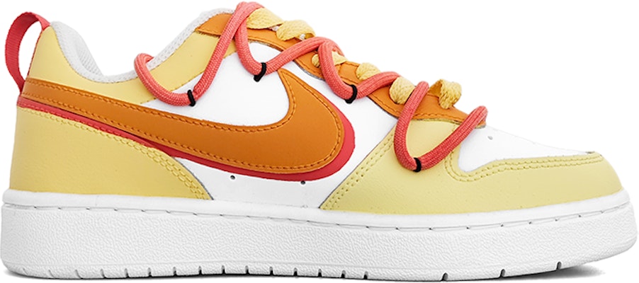 Nike Court Borough Low 2 'Oranye Kuning Putih' BQ5448-100-466825 Order Nike Court Borough Low 2 'Oranye Kuning Putih' BQ5448-100-466825