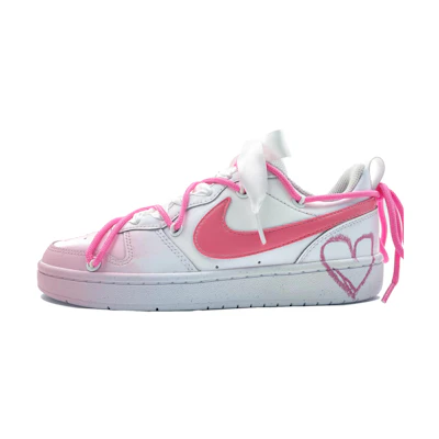 Nike Court Borough Low 2 'Pink Heart Desire'