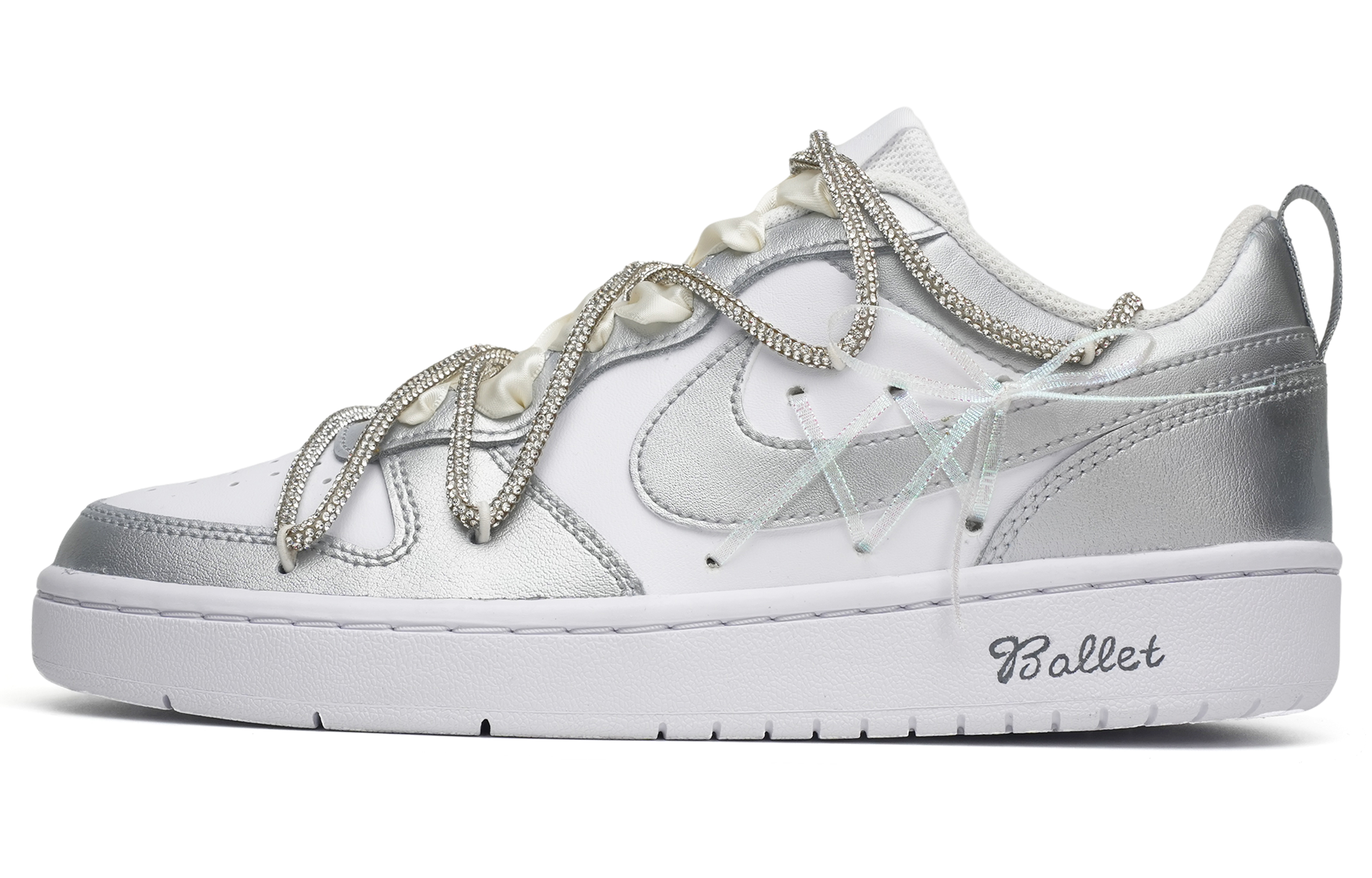 Beli Nike Court Borough Low 'Plated Ballet Lace Deconstructed