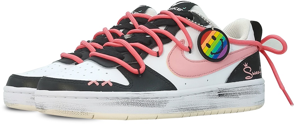 Nike Court Borough Low 2 'Smiley Multicolor Deconstructed' FJ7692-191-446339 Lookbook Nike Court Borough Low 2 'Smiley Multicolor Deconstructed' FJ7692-191-446339