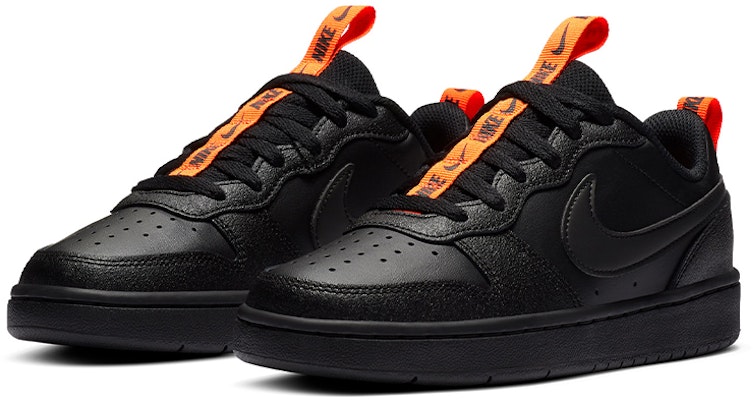 (Youth) Nike Court Borough Low 2 SE 'Black Orange' CT3964-001 Lookbook (Youth) Nike Court Borough Low 2 SE 'Black Orange' CT3964-001