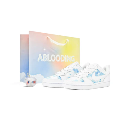 Nike Court Borough Low 'Blue Sky White Clouds'