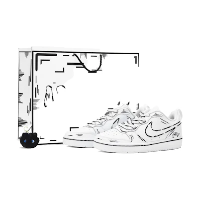 Nike Court Borough Low 'Cartoon Cat Chaos'