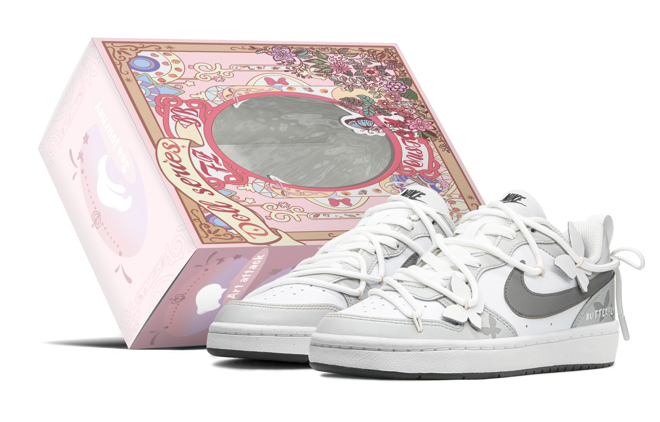 Buy Nike Court Borough Low 'Kupu-Kupu Kotak Kastil' DV5456-104-448199