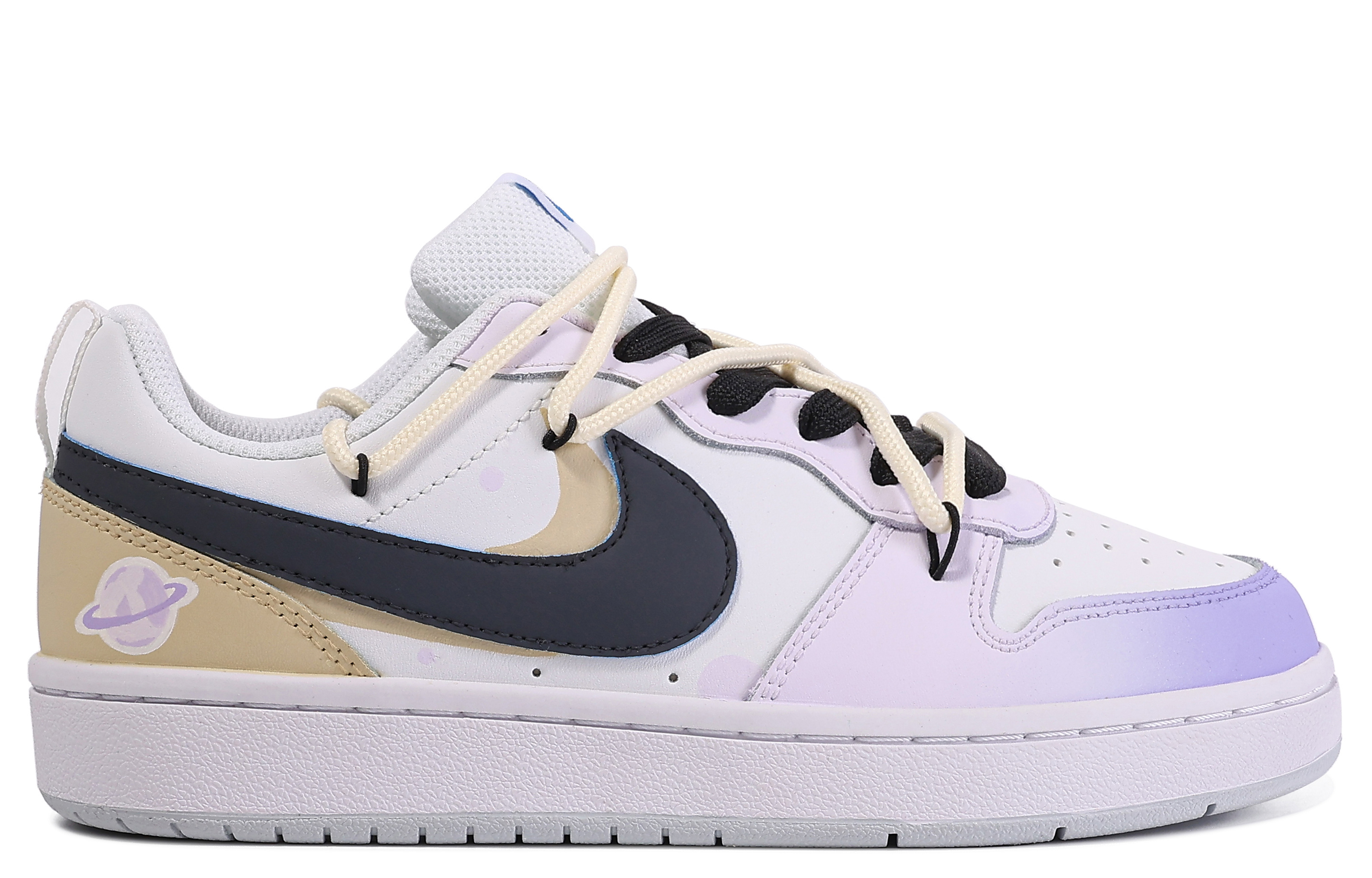 Nike Court Borough Low 'Da Vinci Dopamine Planet Graffiti Gradient' 圖 3