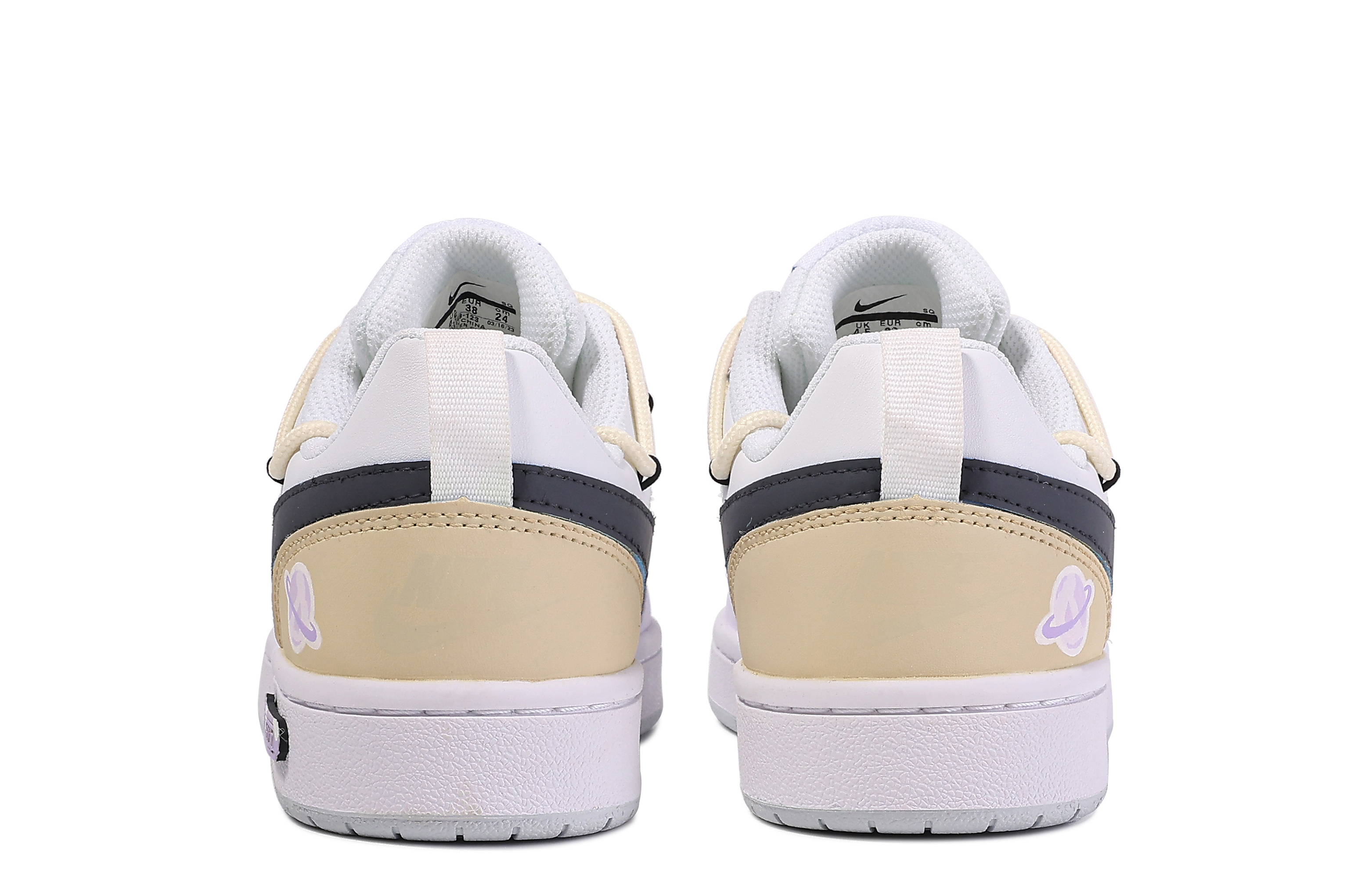 Nike Court Borough Low 'Da Vinci Dopamine Planet Graffiti Gradient' 圖 5