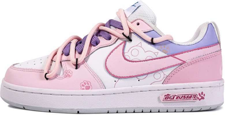Nike Court Borough Low 'Da Vinci Pink Cat Paw Graffiti' Perempuan BQ5448-123-486435 Buy Nike Court Borough Low 'Da Vinci Pink Cat Paw Graffiti' Perempuan BQ5448-123-486435