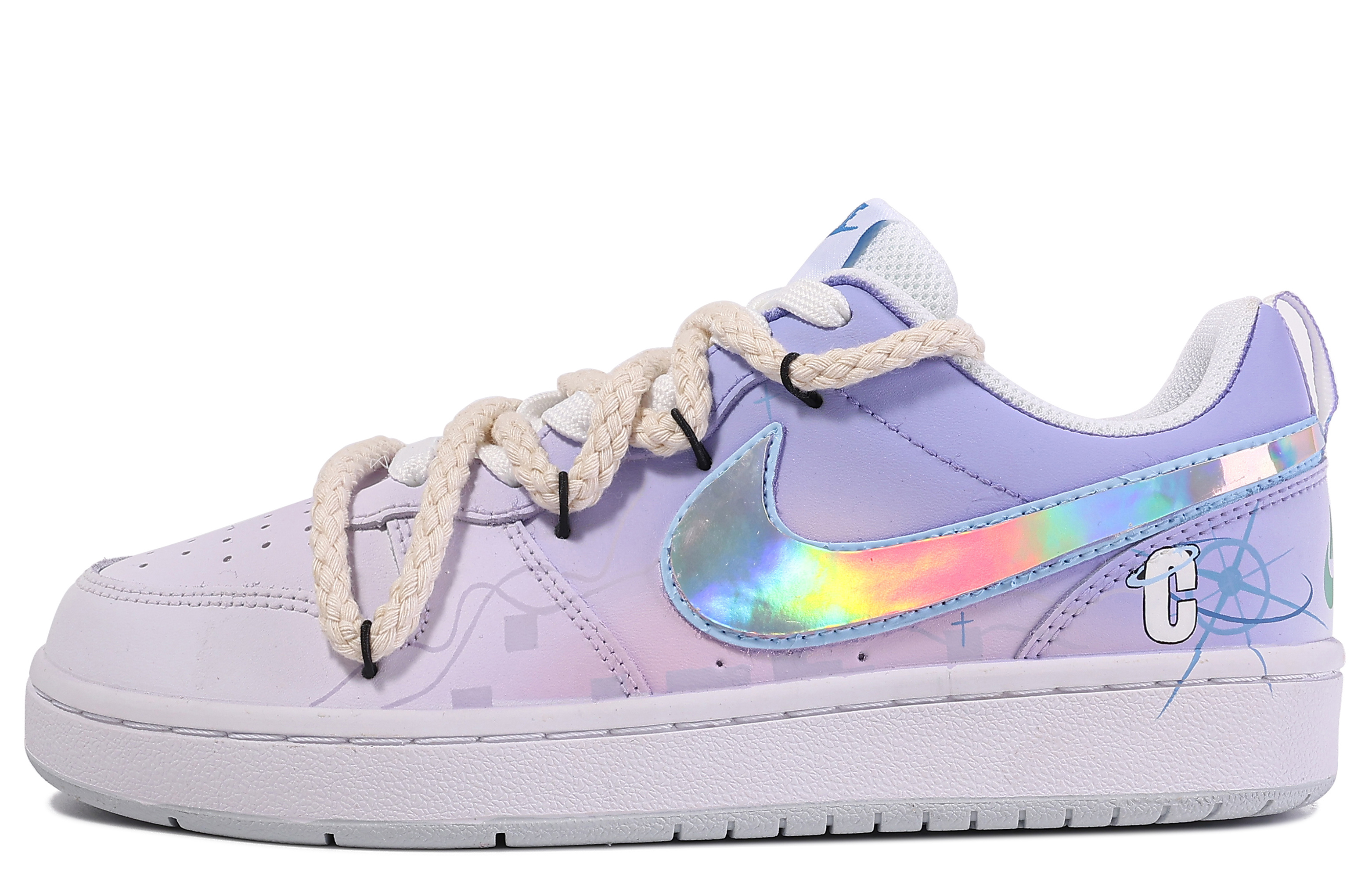 Nike Court Borough Low 'Da Vinci Space Y2K Graffiti' 圖 2
