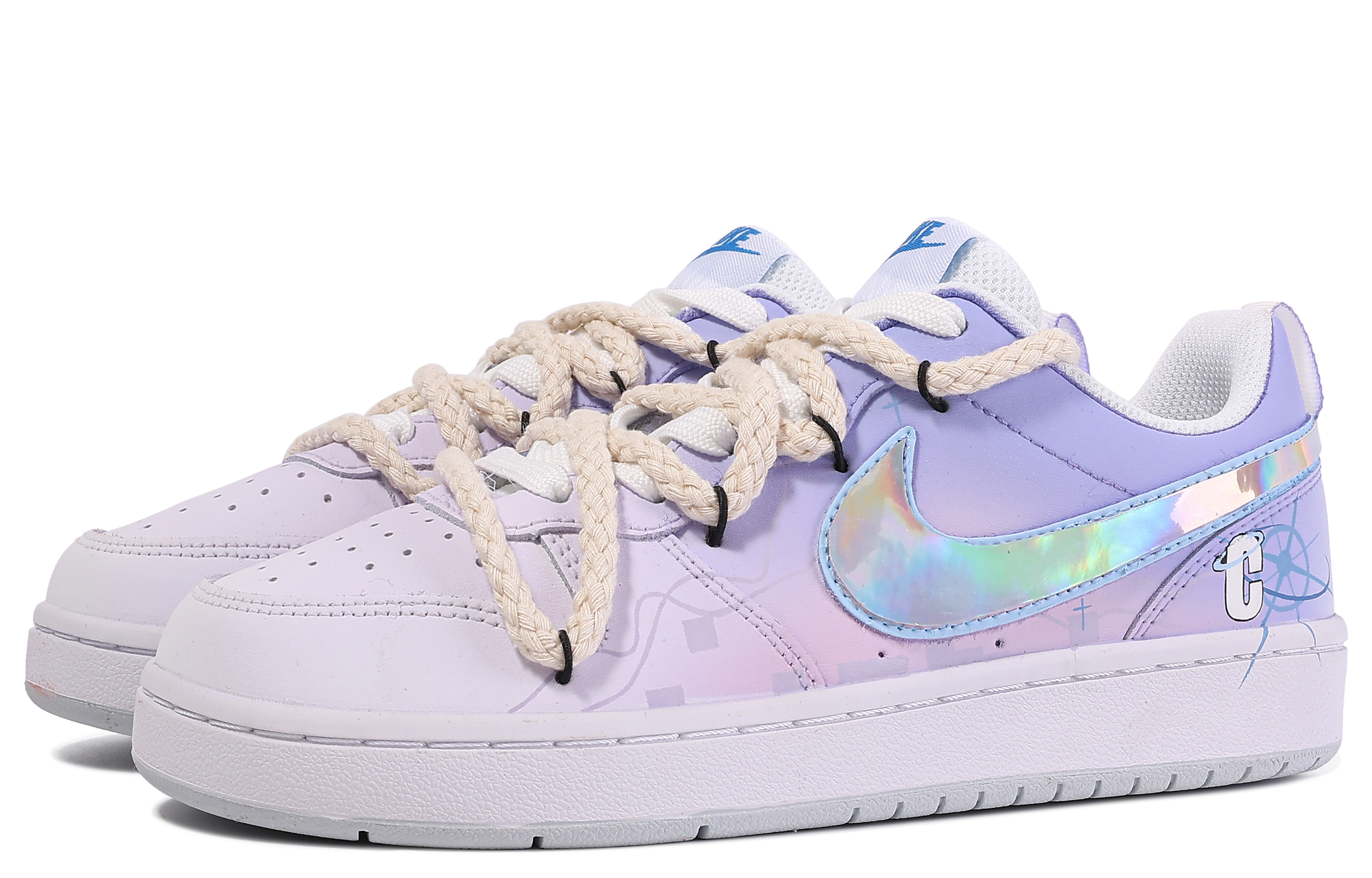 Nike Court Borough Low 'Da Vinci Space Y2K Graffiti' 圖 5