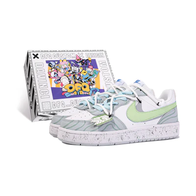 Nike Court Borough Low 'Da Vinci Wave Green White'