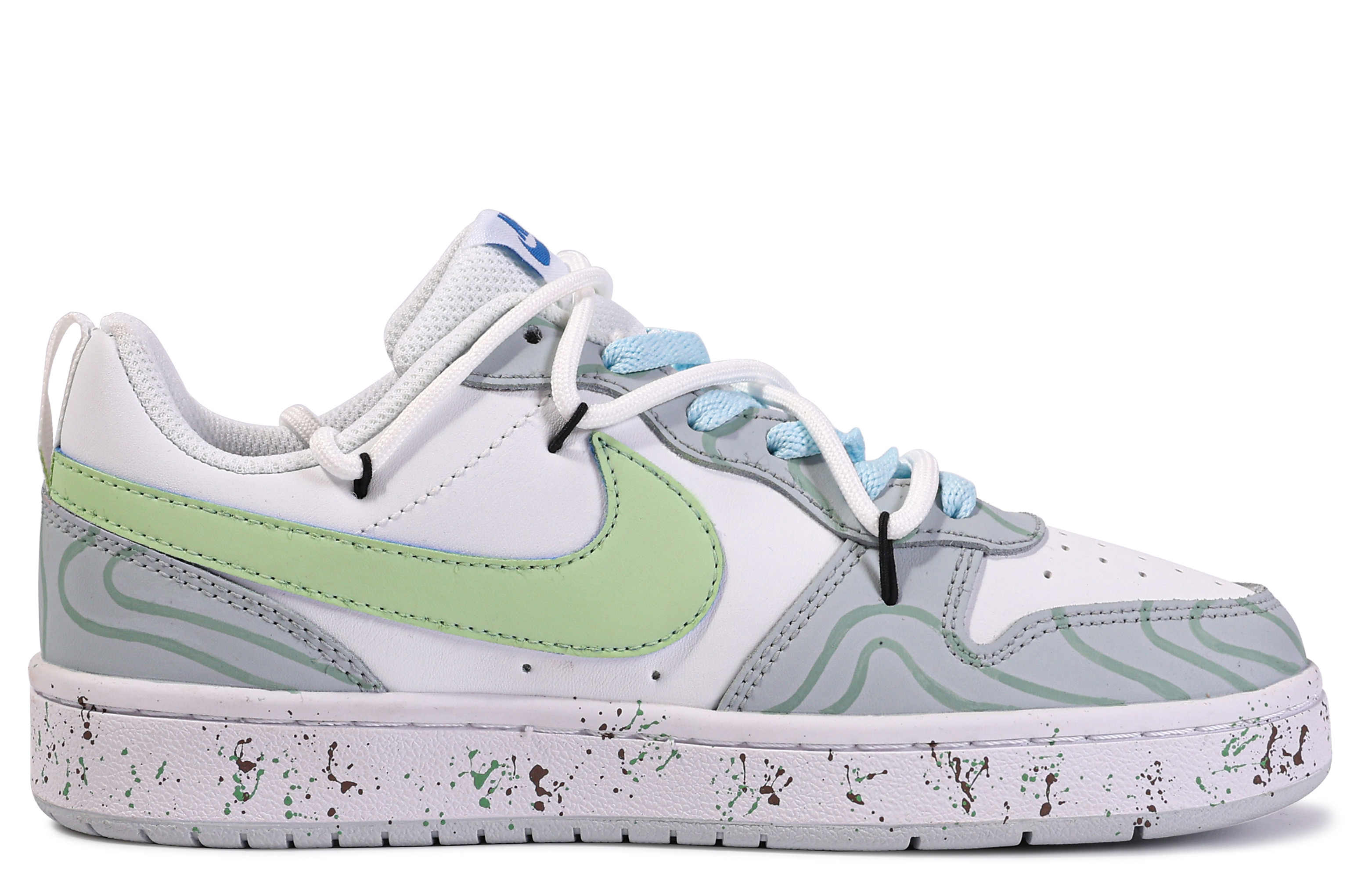 Nike Court Borough Low 'Da Vinci Wave Green White' 圖 3