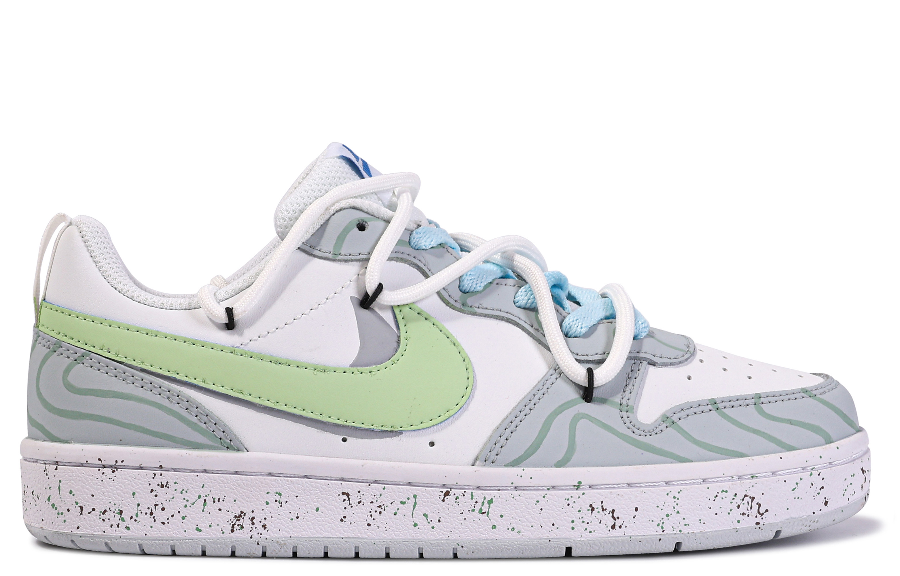 Nike Court Borough Low 'Da Vinci Wave Green White' 圖 4