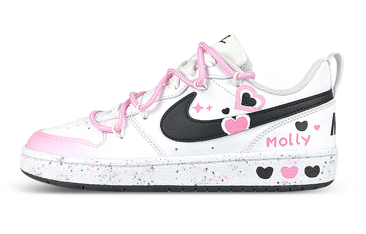 Order Nike Court Borough Low 'Deconstructed Pink Splatter' Sepatu Wanita DV5456-104-457659