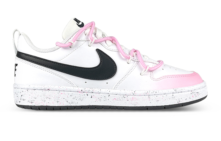 Lookbook Nike Court Borough Low 'Deconstructed Pink Splatter' Sepatu Wanita DV5456-104-457659