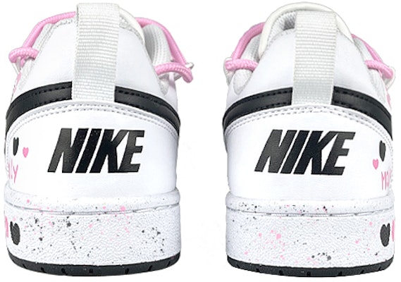 Nike Court Borough Low 'Deconstructed Pink Splatter' Sepatu Wanita DV5456-104-457659 Details for Nike Court Borough Low 'Deconstructed Pink Splatter' Sepatu Wanita DV5456-104-457659