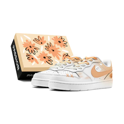 Nike Court Borough Low 'Halloween Pumpkin Ghost Gradient'