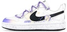 Buy 【定制球鞋】 Nike Court Borough 神秘星球 解構 潑墨 防滑耐磨 低幫 板鞋 GS 白紫