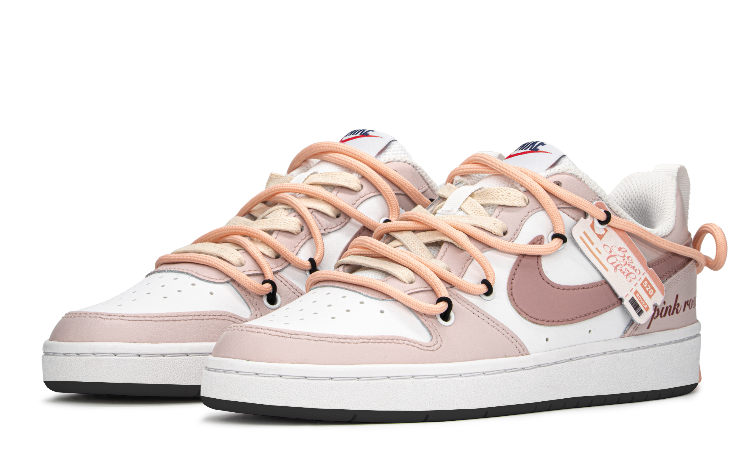 Nike Court Borough Low 'Retro Gift Box Pink Beige' 圖 4
