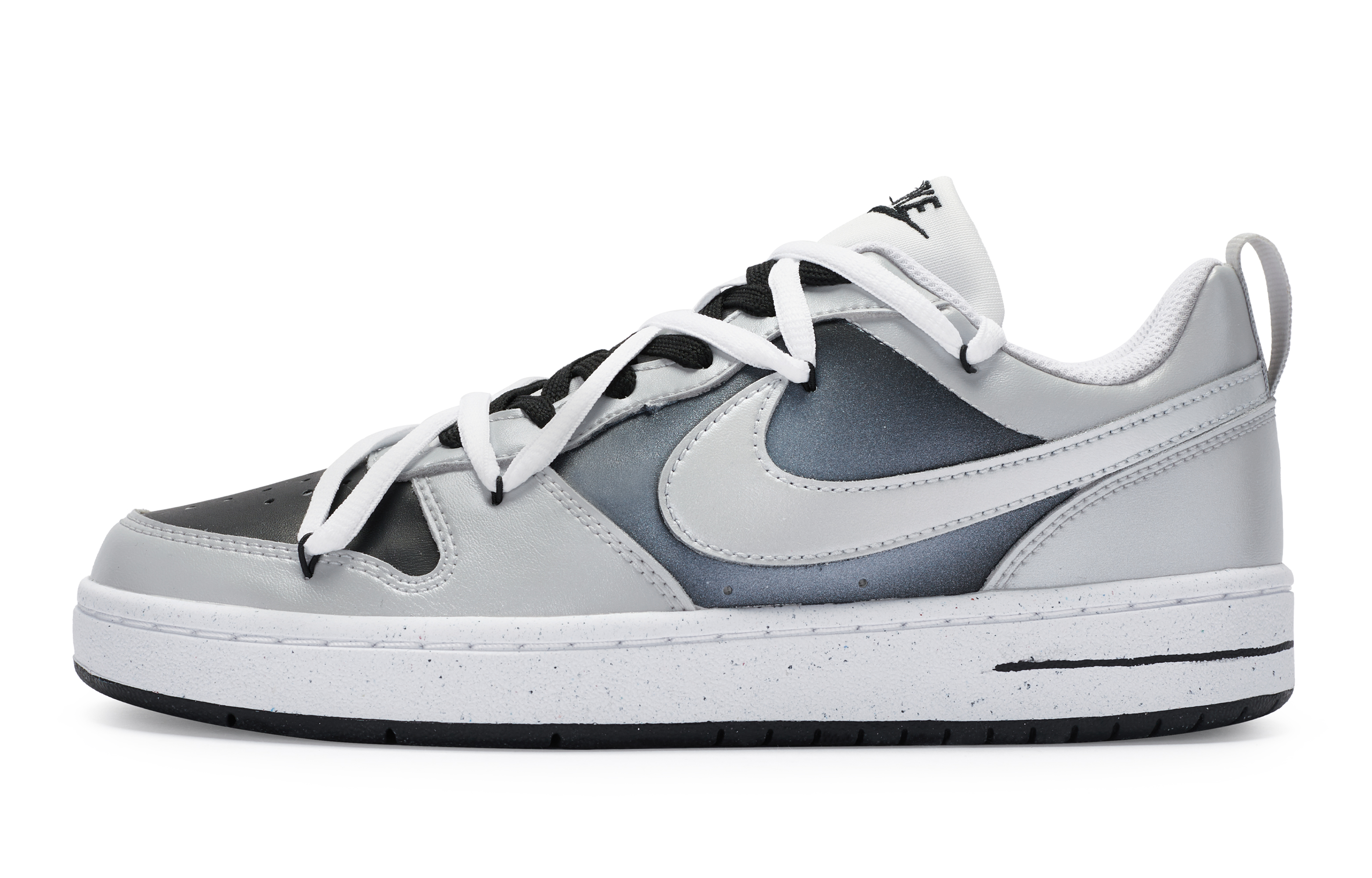 Nike Court Borough Low 'Silver Mist Drip Splatter'