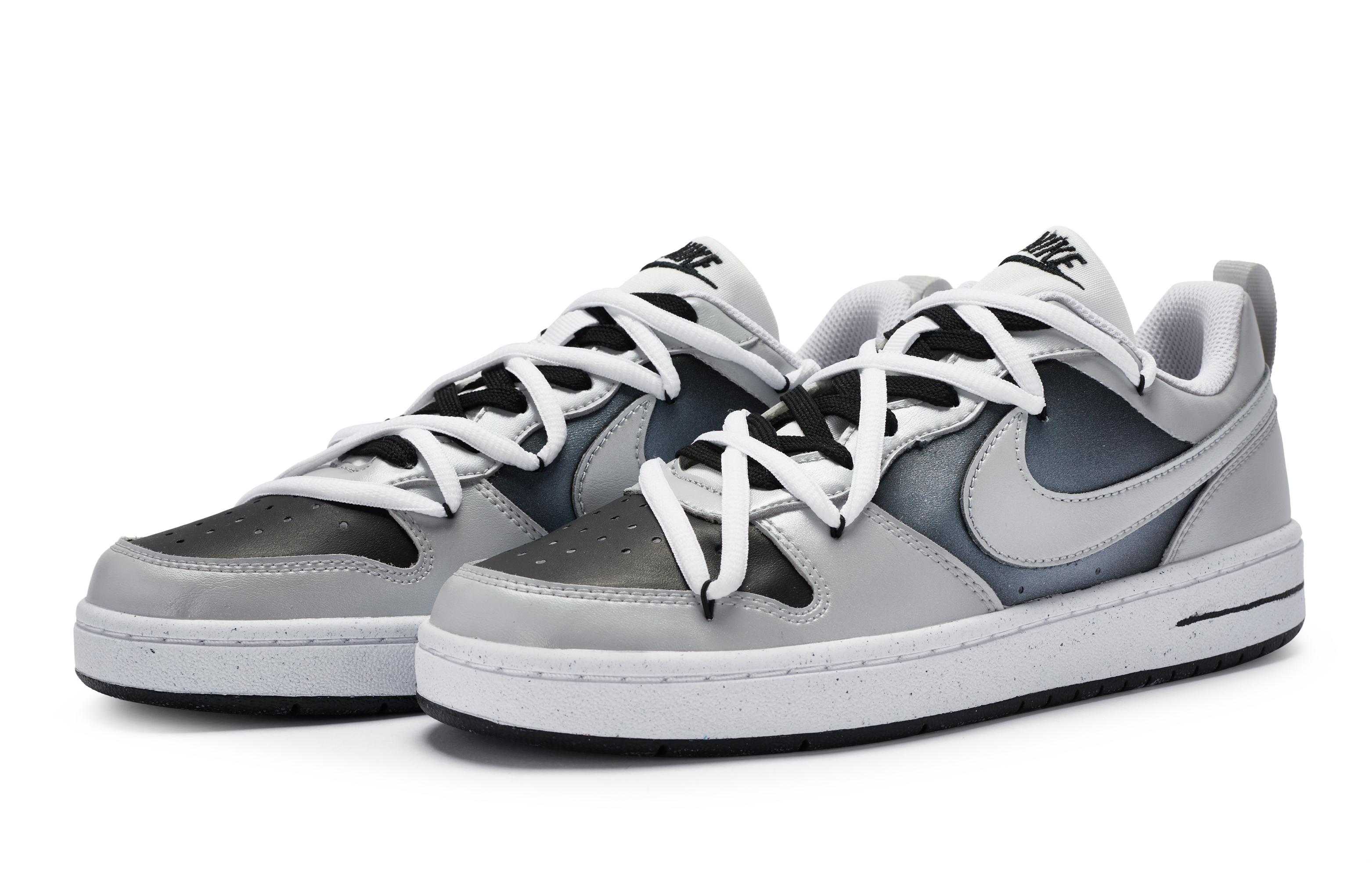Nike Court Borough Low 'Silver Mist Drip Splatter' 圖 3