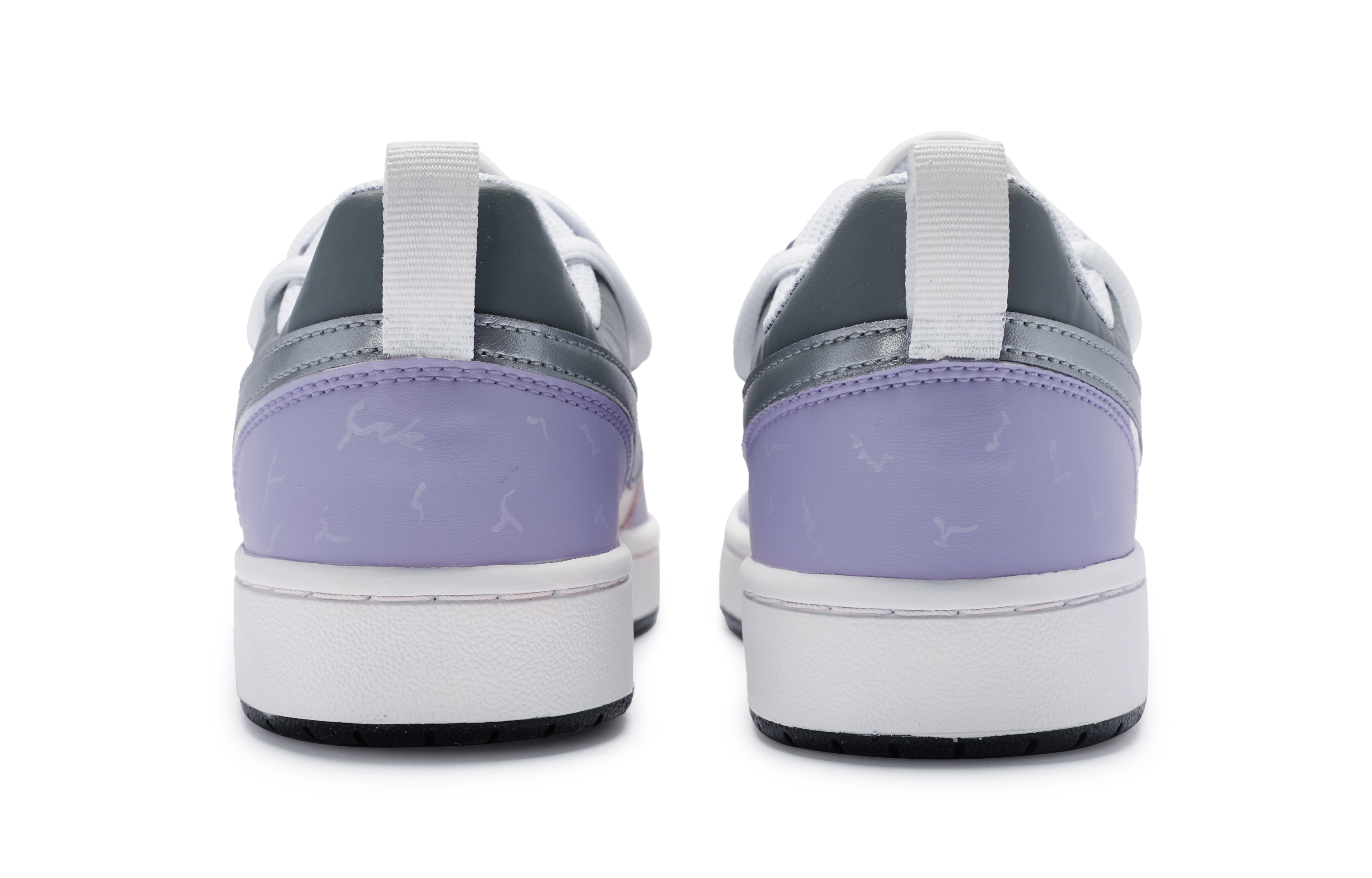 Shop 【定制球鞋】 Nike Court Borough 811製造 夢幻銀紫 舒適百搭 高級小眾 防滑耐磨 低幫 板鞋 GS 銀紫白