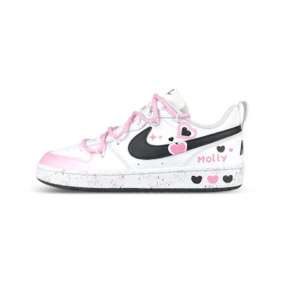 Nike Court Borough Low 'Splatter Pink Signal'