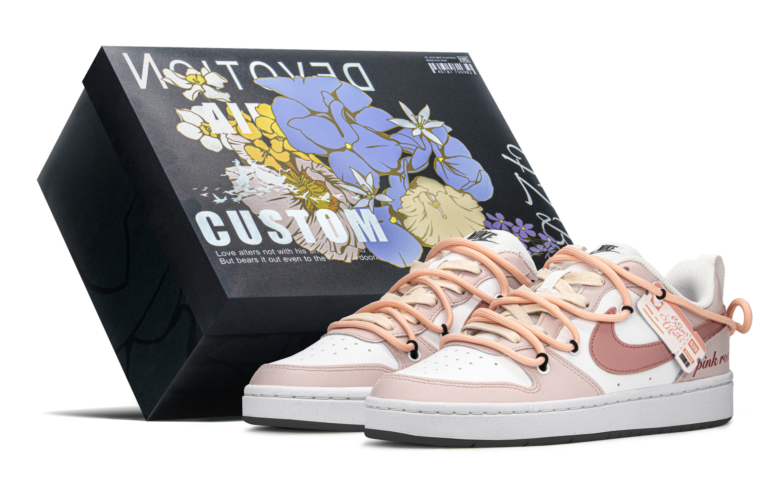 Buy 耐克Court Borough Low“夏季礼盒粉玫瑰” DV5456-104-486470