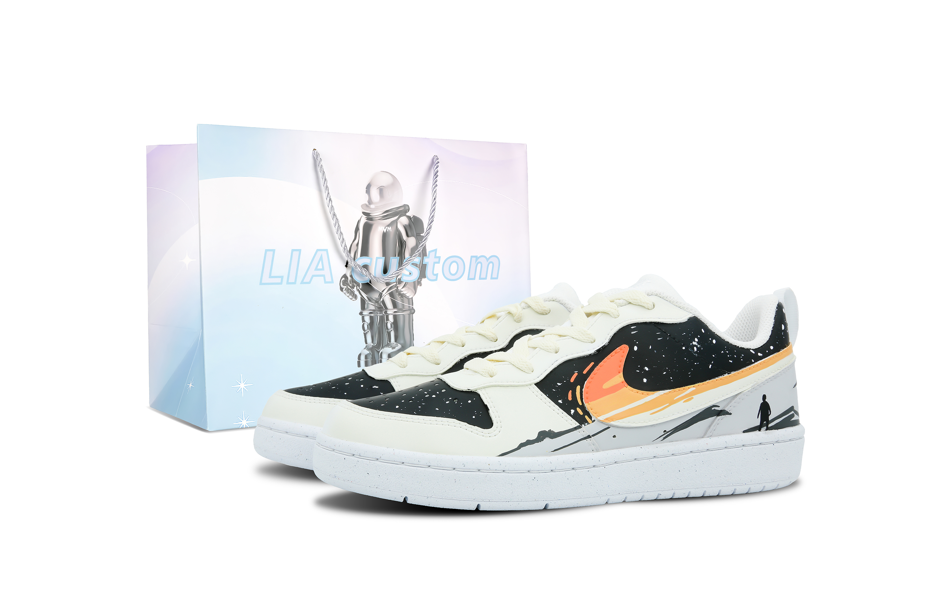 Buy Nike Court Borough Low 'Sunset Glow' Sepatu Sneakers DV5456-106-484866