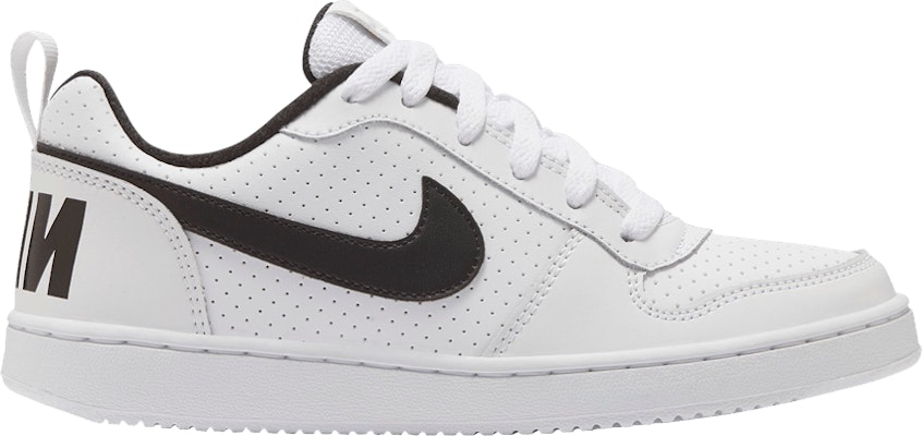 Grade School Nike Court Borough Low White Black 839985 101