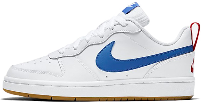 (Youth) Nike Court Borough Low 2 'White Blue Red' BQ5448-109 Buy (Youth) Nike Court Borough Low 2 'White Blue Red' BQ5448-109