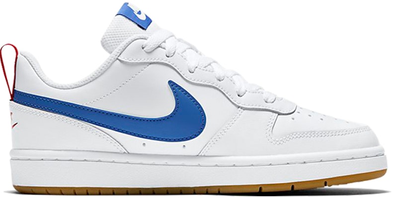 (Youth) Nike Court Borough Low 2 'White Blue Red' BQ5448-109 Order (Youth) Nike Court Borough Low 2 'White Blue Red' BQ5448-109
