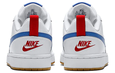 (Youth) Nike Court Borough Low 2 'White Blue Red' BQ5448-109