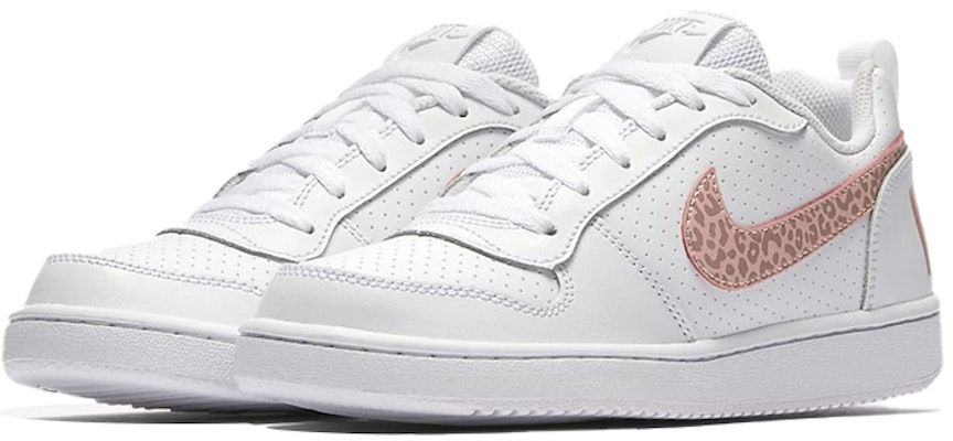 (Youth) Nike Court Borough Low 'White Pink' 845104-101 Lookbook (Youth) Nike Court Borough Low 'White Pink' 845104-101