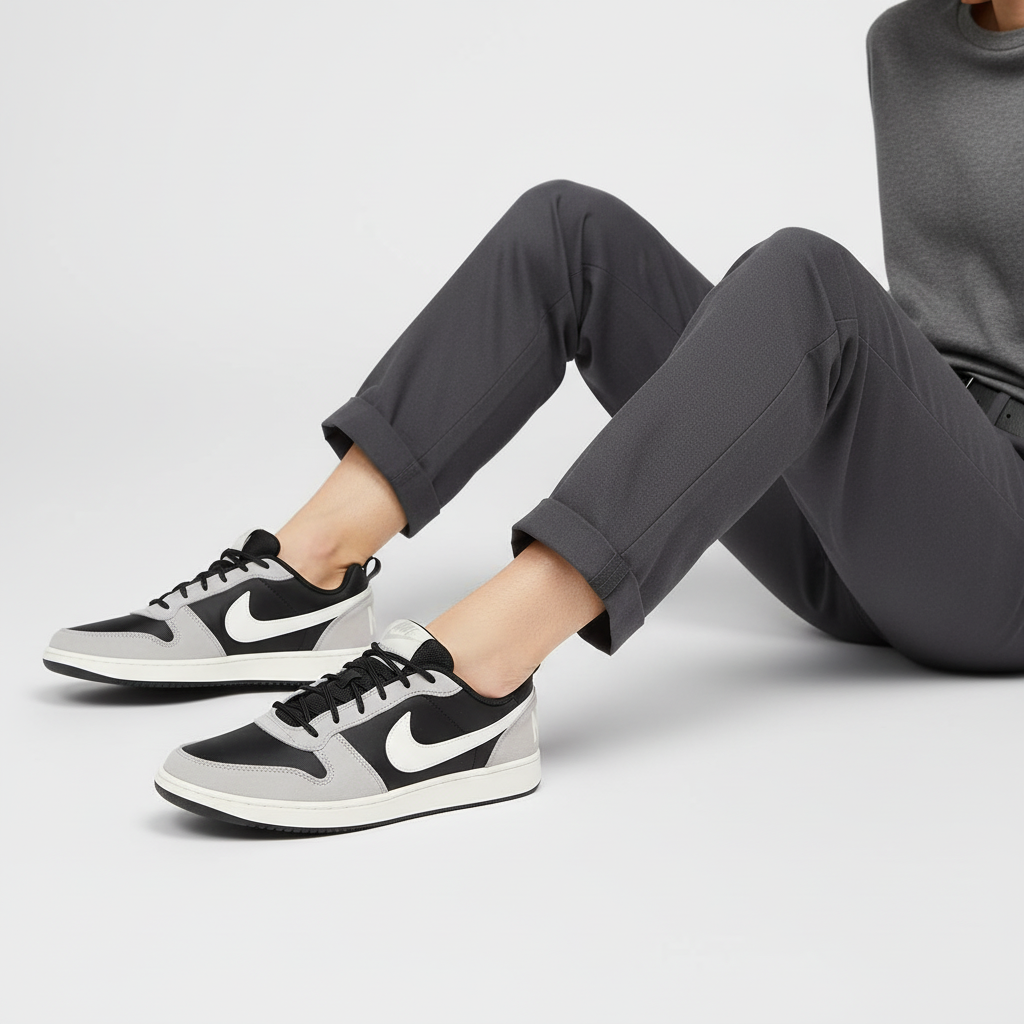 Order 나이키 코트 버로우 로우 프리미엄 '블랙 그레이 세일' 844881-005