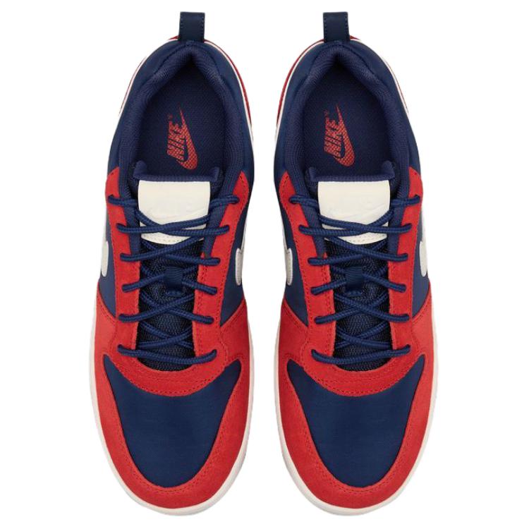 Shop Nike Court Borough Low Premium 'Azul Medianoche Blanco Marino Rojo Universidad' 844881-401