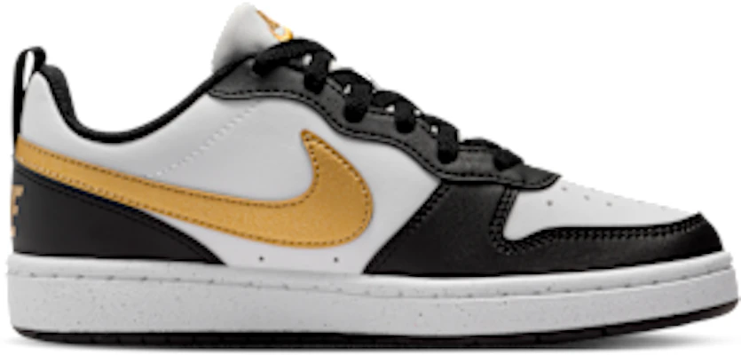(JR) Nike Court Borough Low Recraft Noir/Blanc/Or Métallique France DV5456-008 Lookbook (JR) Nike Court Borough Low Recraft Noir/Blanc/Or Métallique France DV5456-008