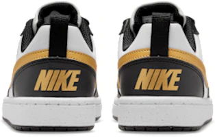 Details for (JR) Nike Court Borough Low Recraft Zwart/Wit/Metallic Goud DV5456-008
