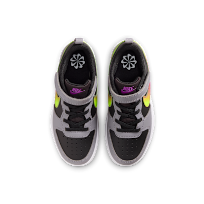 (PS) Nike Court Borough Low Recraft Black/Cement Gray/White/Vivid Purple 圖 4
