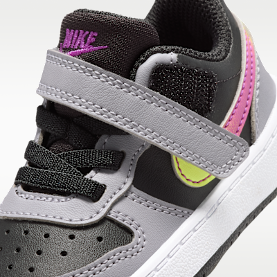 Sizing (TD) Nike Court Borough Low Recraft Negro/Gris Cemento/Blanco/Púrpura Vivo IO6964-001