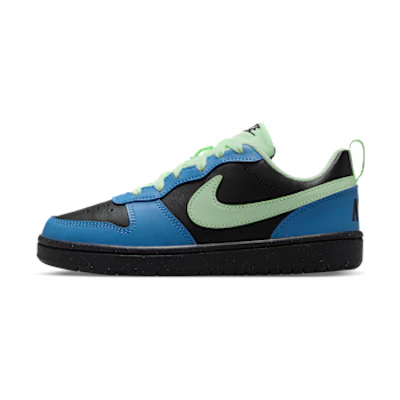 (Youth) Nike Court Borough Low Recraft Black/Dutch Blue/Phantom/Bolt Tint