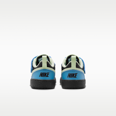Details for 나이키 코트 버러우 로우 리크래프트 블랙/더치 블루/팬텀/볼트 틴트 DV5458-012
