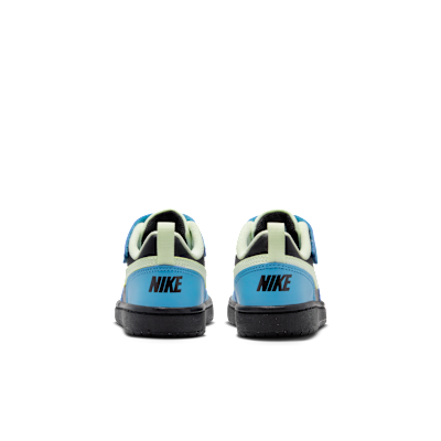 Details for Nike Court Borough Low ReCraft 黑色/荷藍/幻影/閃電黃 DV5457-012