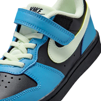 Nike Court Borough Low ReCraft 黑色/荷藍/幻影/閃電黃 DV5457-012 Sizing Nike Court Borough Low ReCraft 黑色/荷藍/幻影/閃電黃 DV5457-012
