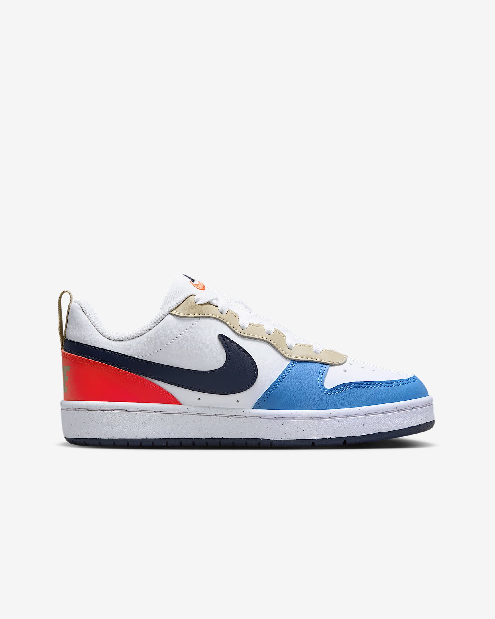 Lookbook (JR) Nike Court Borough Low Recraft Lelaki Wanita Kasut DV5456-124